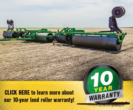 Click Here to learn more about our 10-year land roller warranty!